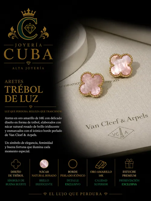 Aretes Trébol de Luz