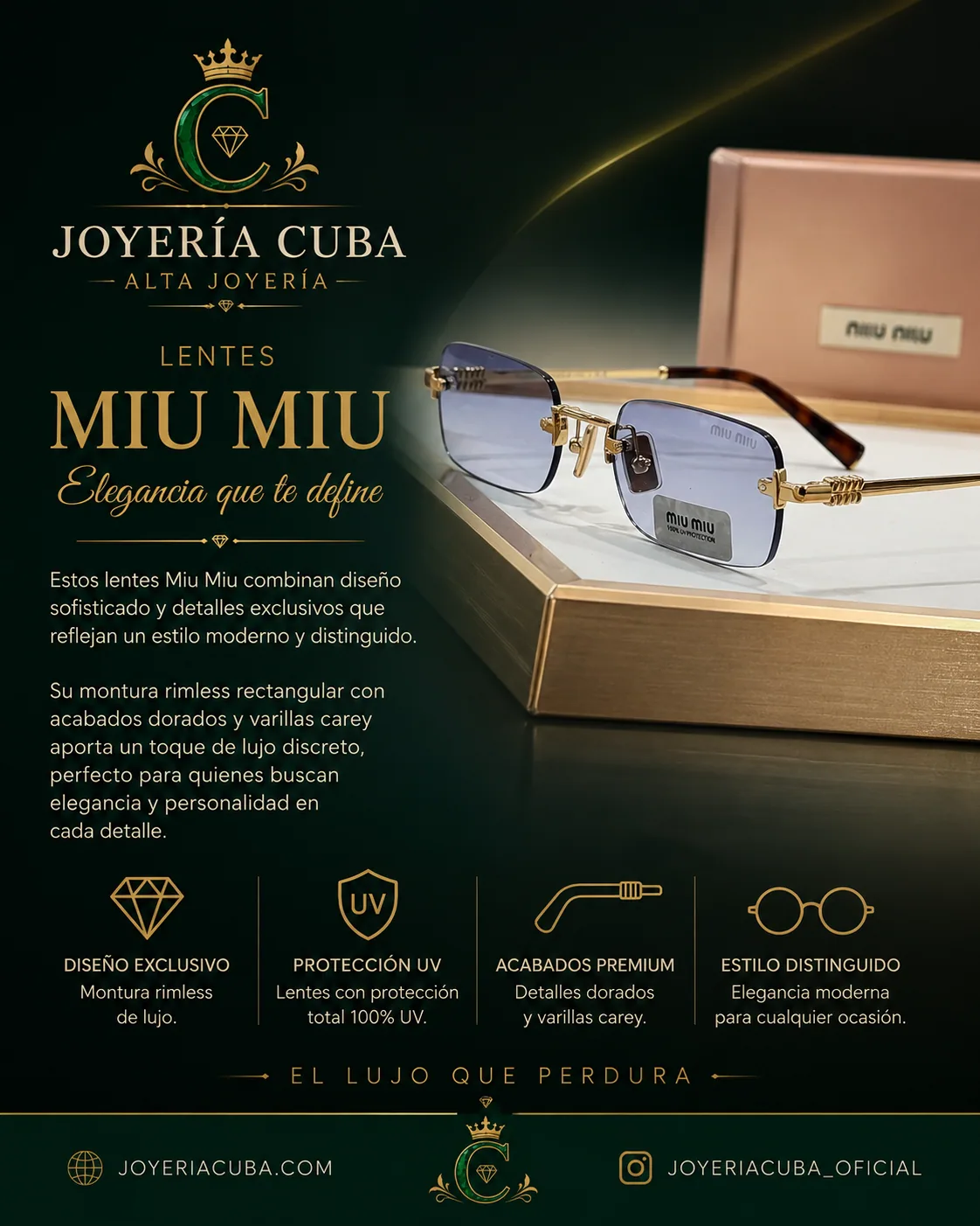 Lentes Miu Miu